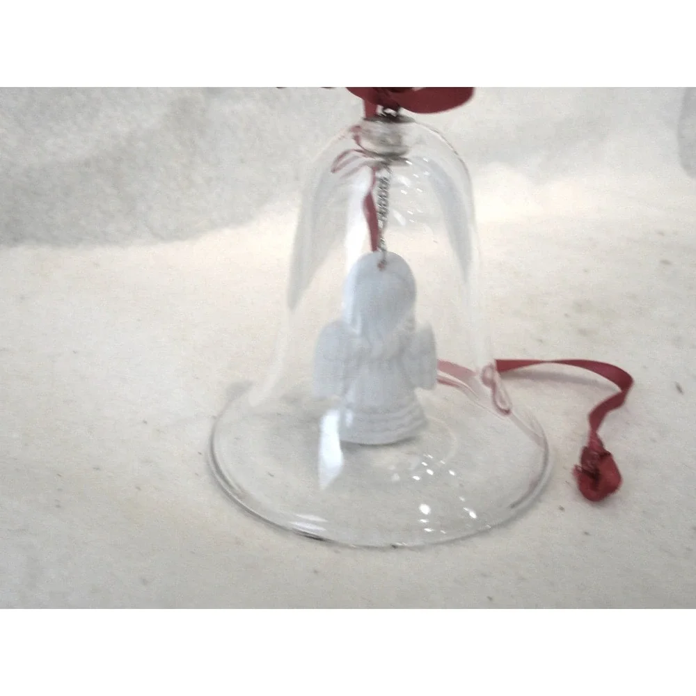 Crystal Angel Bell Ornament, Christmas,‎ Holiday Décor, Avon, Gallery Originals,